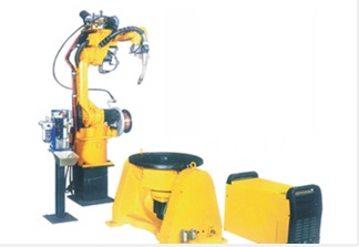 雙軸變位機機器人弧焊系統